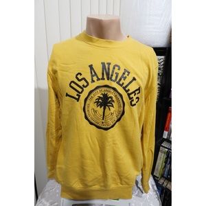 H&M L.O.G.G. Los Angeles Yellow Sweatshirts Medium